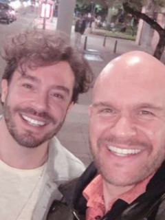 Paula Estrada, Ricardo Leguízamo y Juan Pablo Espinosa, actores.