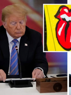 Donald Trump, presidente de EE. UU. / Mick Jagger, vocalista de los Rolling Stones