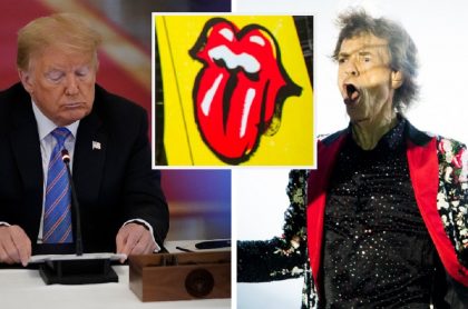 Donald Trump, presidente de EE. UU.  / Mick Jagger, vocalista de los Rolling Stones