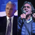 Álvaro Uribe, Sergio Fajardo y Gustavo Petro, políticos.