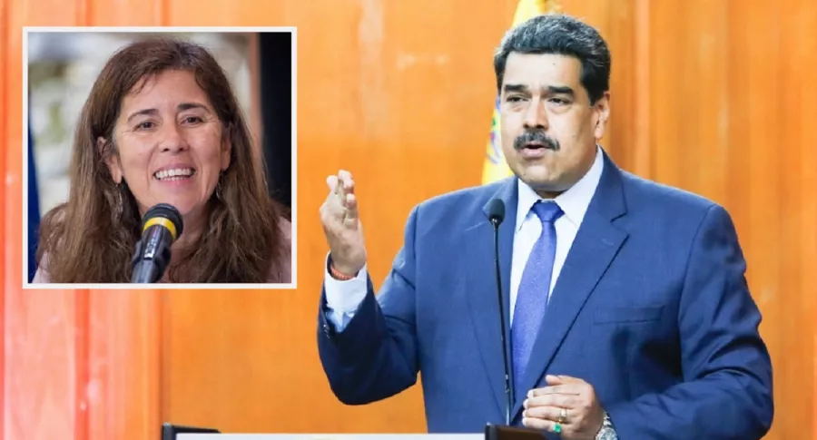 Isabel Brilhante Pedrosa, embajadora de la Unión Europea en Venezuela / Nicolás  Maduro, presidente de Venezuela