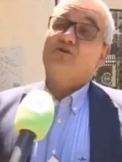 Ciclista atropella a su alcalde