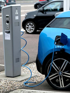 Automóvil eléctrico de BMW.