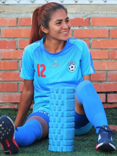 Johanis Menco , arquera de Real Santander