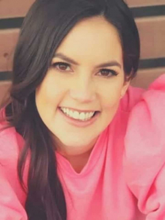 Linda Palma, presentadora.