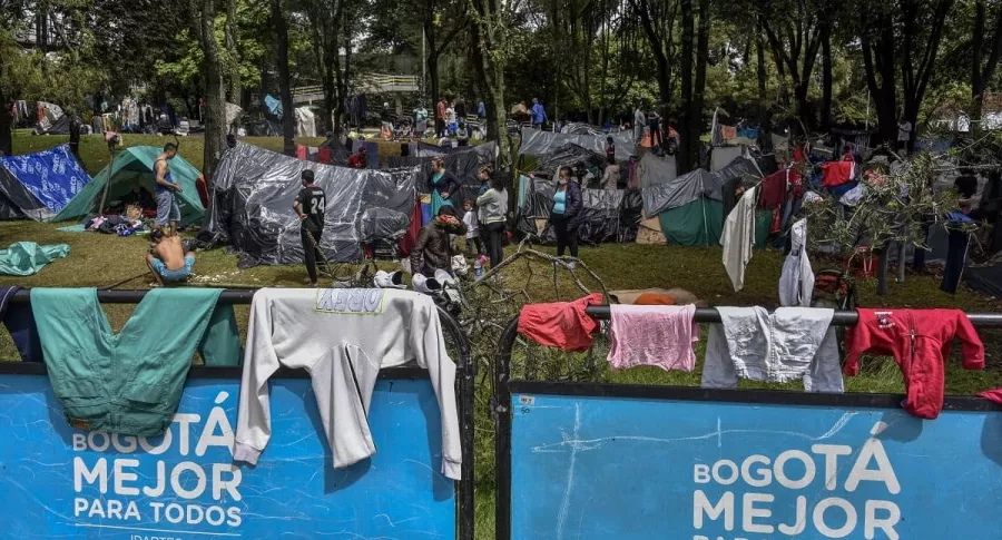 Venezolanos en Bogotá, durante la pandemia de COVID-19