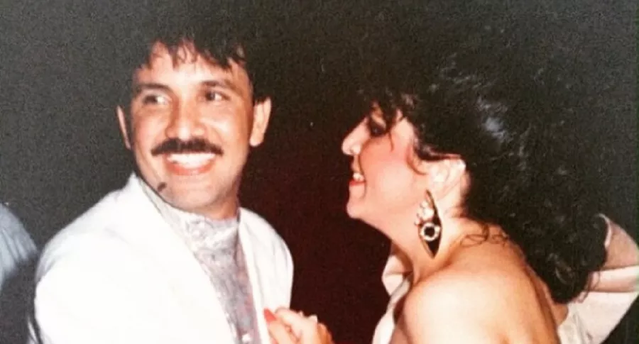 Rafael Orozco, cantante, y su esposa, Clara Cabello.