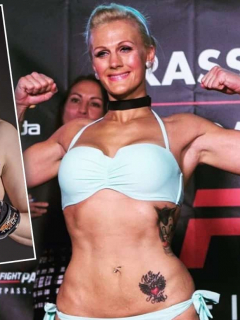 Cindy Dandois, luchadora de UFC