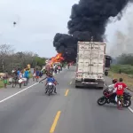 Accidente en la vía Barranquilla - Ciénaga