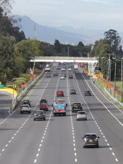 Así quedó la Autopista Norte, en Bogotá