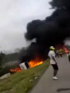 Relatos de familiares de heridos en explosión de camión en Magdalena