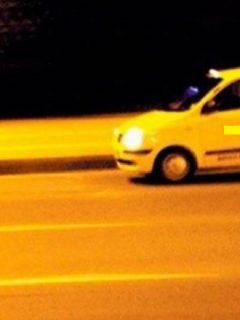 Taxi en Bogotá.