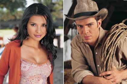 Paola Rey y Juan Alfonso 'el Gato' Baptista, actores.