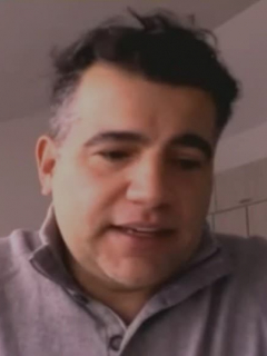 Carlos Calero, presentador.