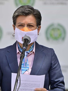 Claudia López, alcaldesa de Bogotá
