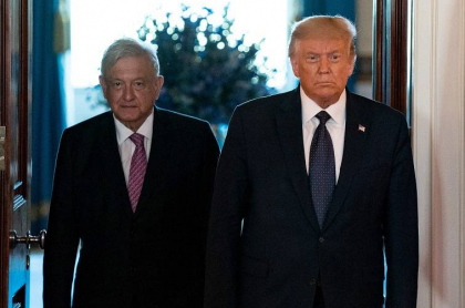 Donald Trump y Andrés Manuel López Obrador