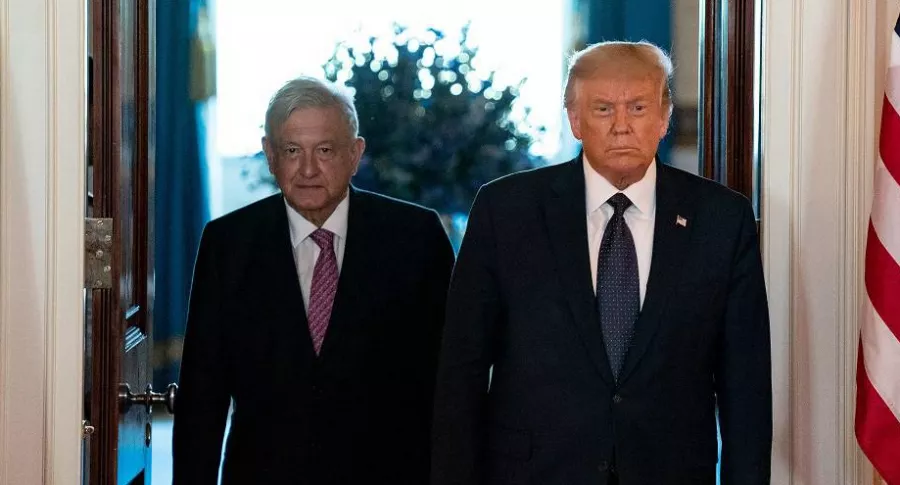 Donald Trump y Andrés Manuel López Obrador