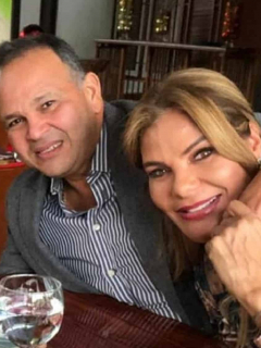José 'Ñeñe' Hernández y María Mónica Urbina.
