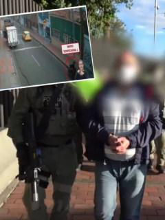 Hija defiende a capturado por atentado a escuela de Policía