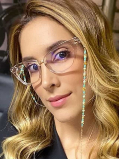 Daniela Ospina, modelo y empresaria, y su padre, Hernán Ospina.