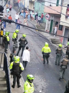 Ataque-a-policías-en-Medellín