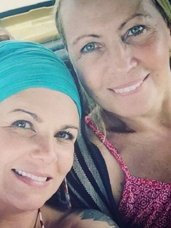 Myriam de Lourdes y su hija Carolina Sabino, actrices.