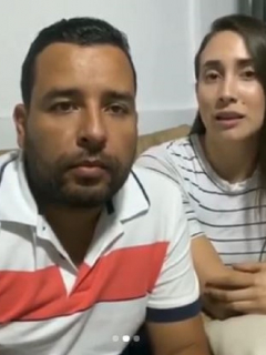 Concejal de Pereira de paseo en termales con la novia