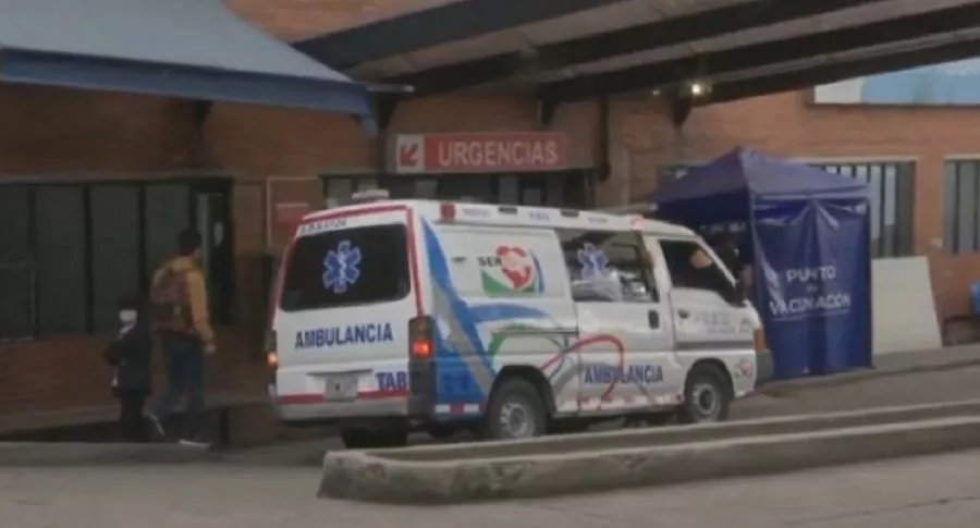 Zona de Emergencias en hospital de Bogotá