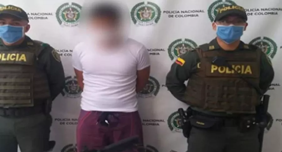 Joven capturado con fusil en Bello, Antioquia