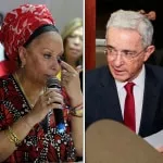 Piedad Córdoba, Álvaro Uribe y Gustavo Petro