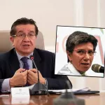 Claudia López y ministro de Salud