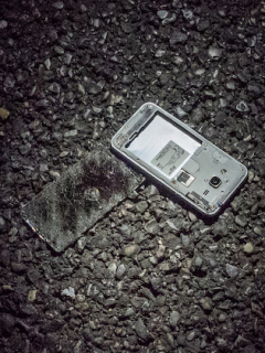 Celular dañado