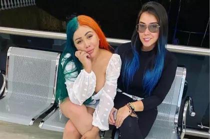 Video: Yina Calderón y Manuela Gómez se 'besaron' en 'putifiesta'