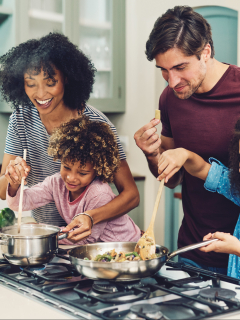 Cocina en familia