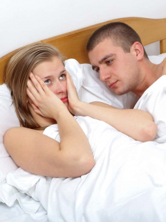 Pareja con problemas en el sexo