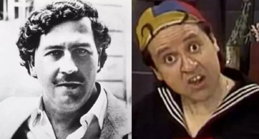 Pablo Escobar y Carlos Villagrán, 'Quico'-Quico