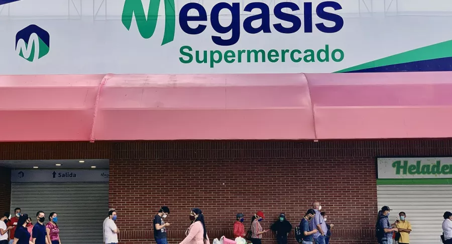 Fachada de Megasis en Caracas