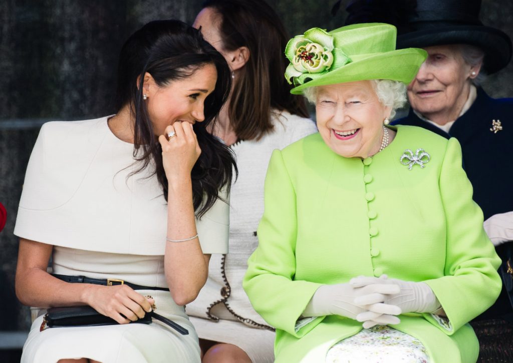 Getty Images / Meghan Markle y la reina Isabel II en la ceremonia de apertura del Mersey Gateway Bridge.