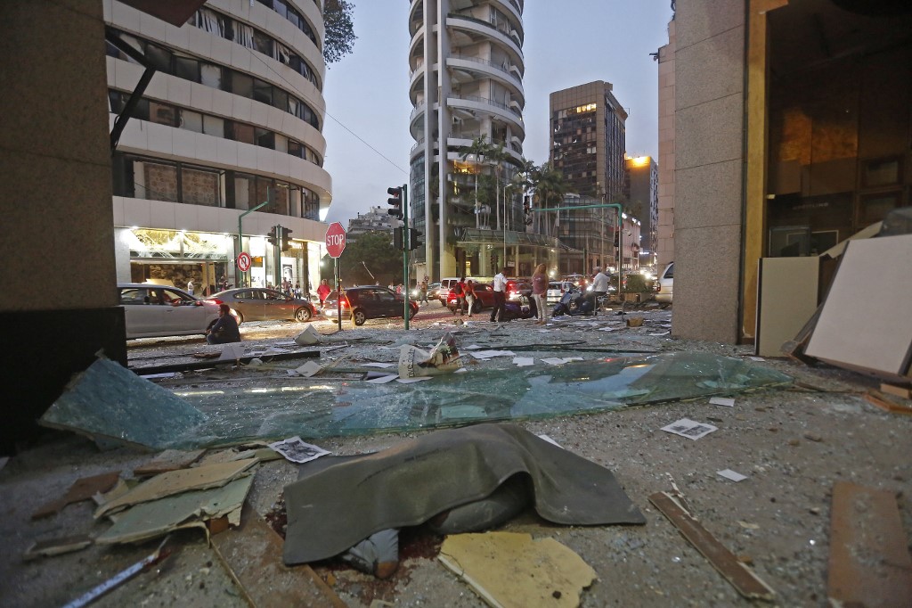 [Fotos] Como un apocalipsis, así quedó Beirut luego de la explosión que dejó decenas de muertos