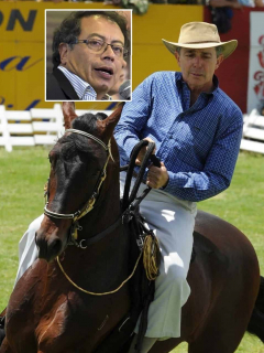 Proponen donar plata para pagar caución de Álvaro Uribe y Petro dice que Uribe paga con 3 vacas y un caballo