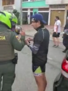 Cogen borracho y estrellado a funcionario de tránsito de Bucaramanga; no podía ni hablar.