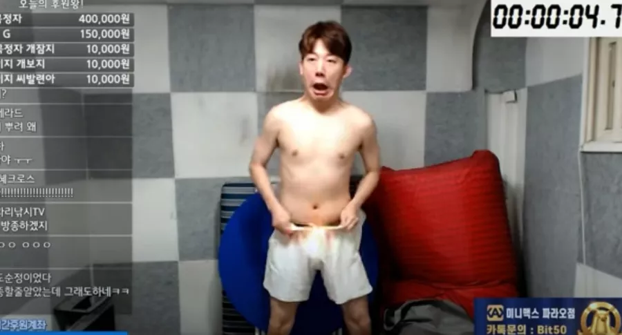'Youtuber' coreano se prendió fuego para cumplir castigo que le pusieron sus seguidores.
