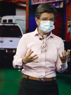 Claudia López, alcaldesa de Bogotá