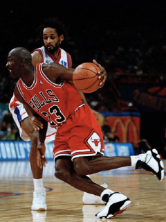 Michael Jordan, con los Bulls de Chicago