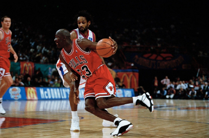 Michael Jordan, con los Bulls de Chicago