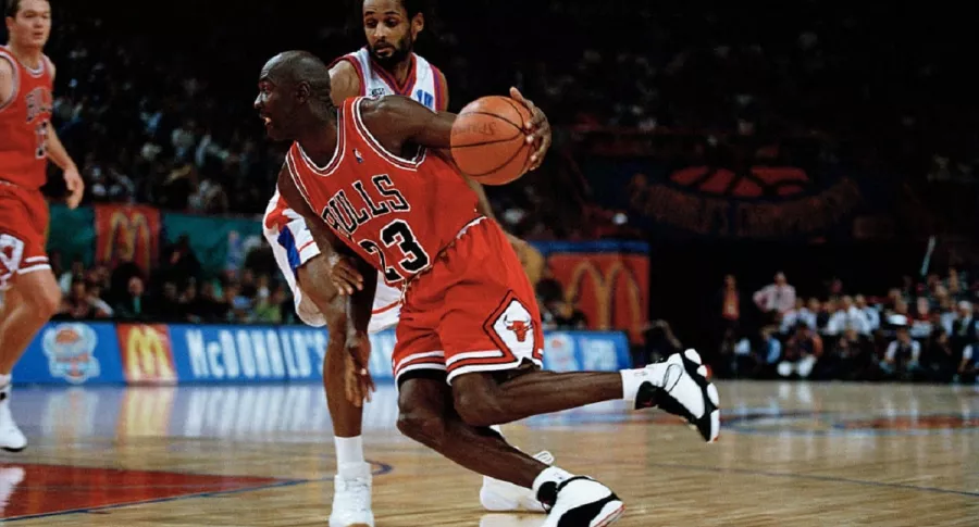 Michael Jordan, con los Bulls de Chicago