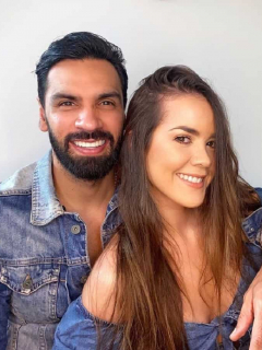 Laura De León y Salomón Bustamante