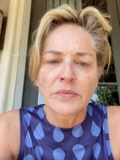 Sharon Stone y Donald Trump
