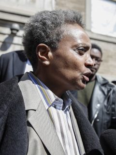 Lori Lightfoot, alcaldesa de Chicago.