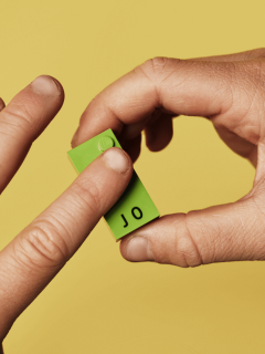 Ladrillos Braille para niños ciegos o con discapacidad visual